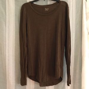 Women’s size small army green long sleeve top